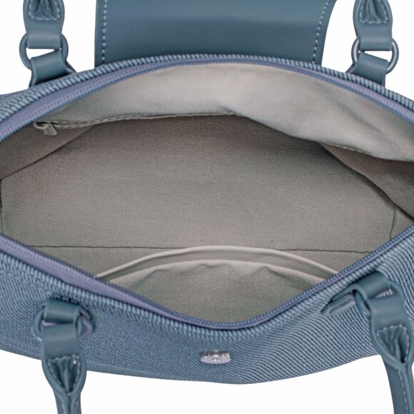 David Jones Paris Women Fashion Medium Shoulder Tote Crossbody Bag - Bering Sea - Picture 6 of 6